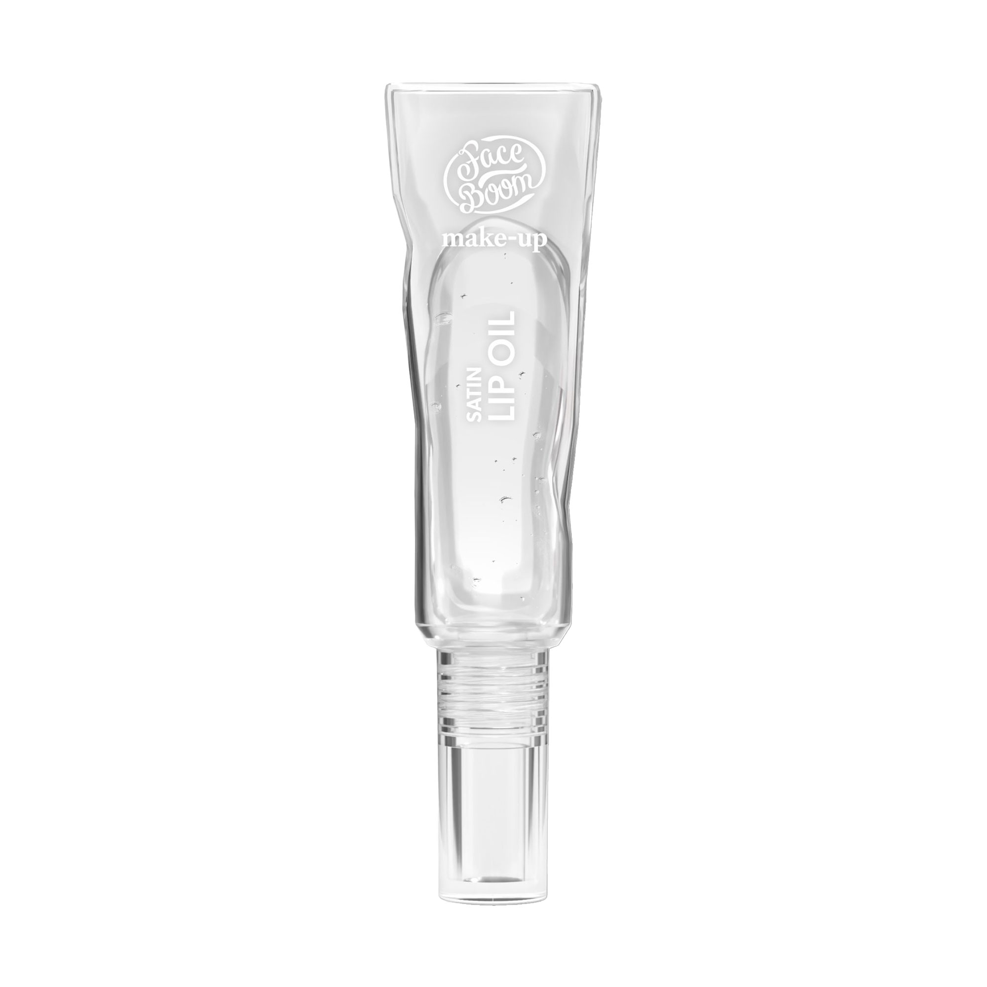 Сатиновий блиск-олія для губ Face Boom Make-Up Satin Lip Oil 01 Clear, 3.5 мл